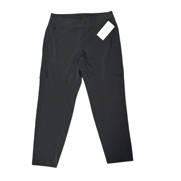 Athleta Chelsea Black Cargo Pants Size 14 - Picture 2 of 6